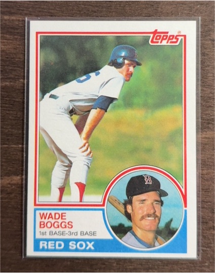 1983 Topps #498 Wade Boggs Rookie Card — front