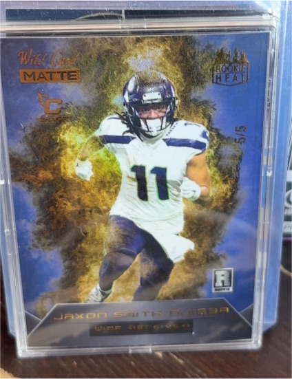 2023 Wild Card Matte Rookie Heat #RH-JS Jaxon Smith-Njigba — front