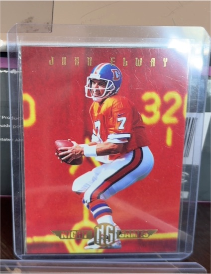 1997 Collector's Edge Masters Night Games #8 John Elway — front