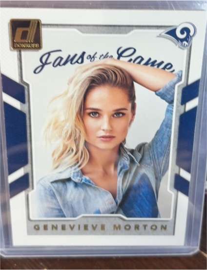 2017 Panini Donruss #2 Genevieve Morton Fans of the Game — front