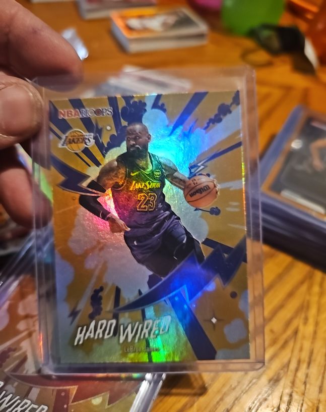 2026 Topps NBA Hoops Hard Wired Insert #HW-11 LeBron James — front