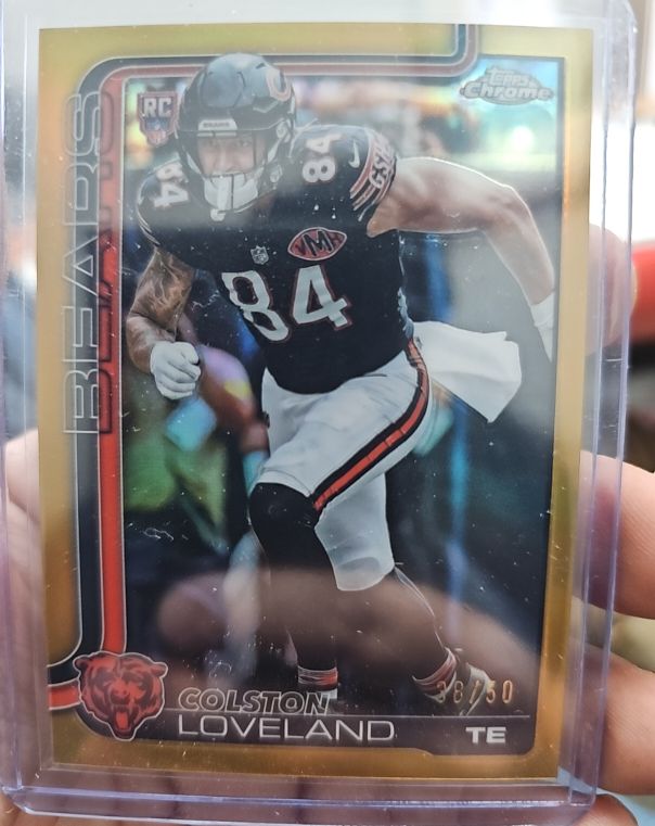 2025 Topps Chrome #345 Colston Loveland — front