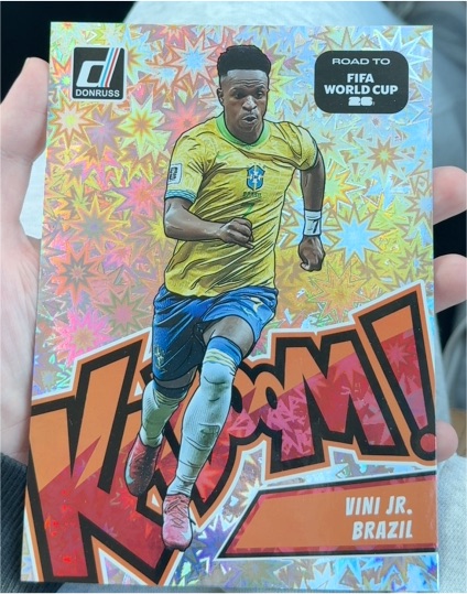 2025-26 Donruss Road to FIFA World Cup #6 Vini Jr. Brazil Kaboom! — front