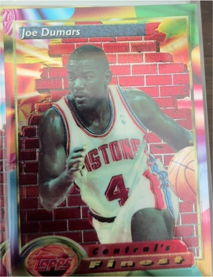 1993-94 Topps Finest #103 Joe Dumars — front