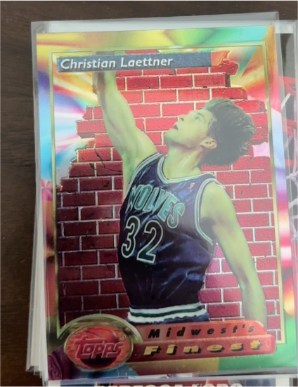 1993-94 Topps Finest #111 Christian Laettner — front