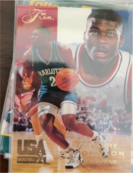 1994 Flair USA Basketball #37 Larry Johnson/Rookie Year — front