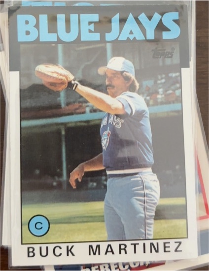 1986 Topps #518 Buck Martinez — front