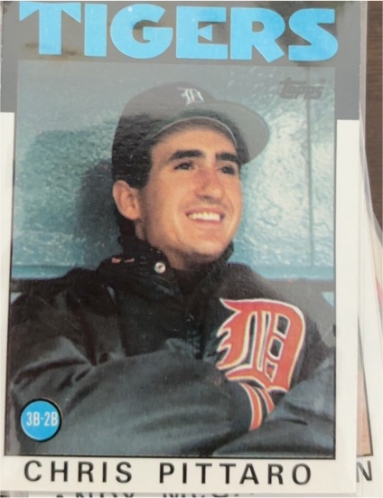 1986 Topps #393 Chris Pittaro — front