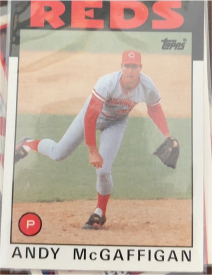 1986 Topps #133 Andy McGaffigan — front