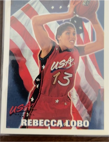 1996 Topps USA Women's National Team #5 Rebecca Lobo — front