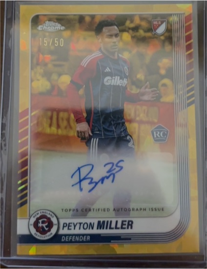2025 Topps Chrome MLS #CA-PM Peyton Miller — front