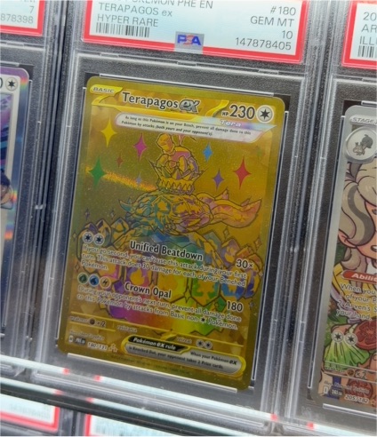 2025 Pokémon Pre En-Prismatic Evolutions #180 Terapagos ex — front