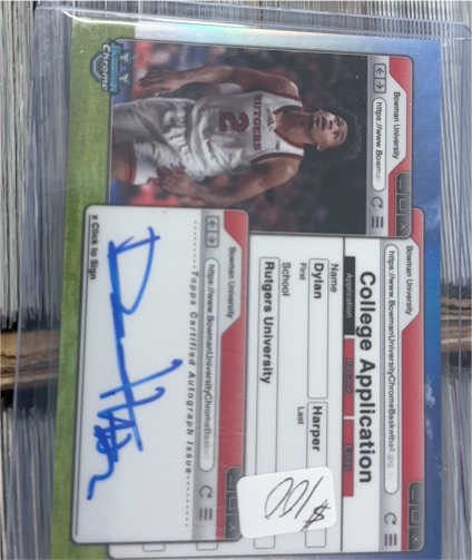 2024-25 Bowman Chrome University #CAA-DH Dylan Harper — front