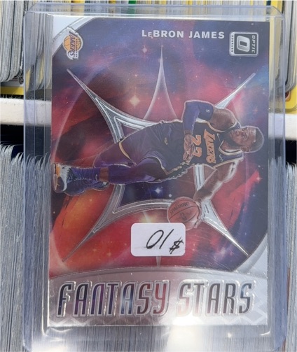 2019-20 Panini Donruss Optic #14 LeBron James Fantasy Stars — front