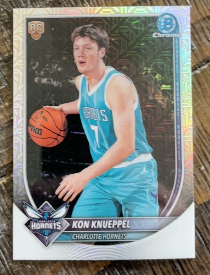 2025-26 Bowman Chrome #BCV-4 Kon Knueppel — front