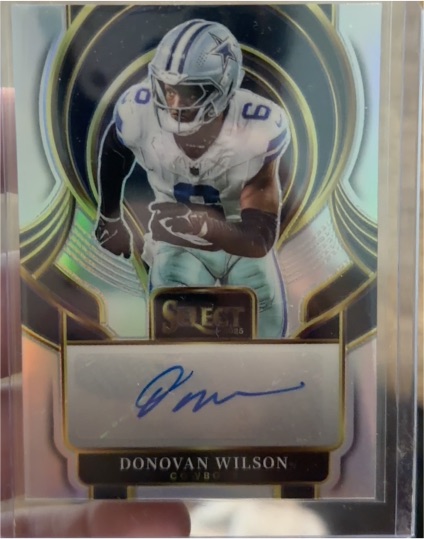 2025 Panini Select #SIP-DWN Donovan Wilson — front