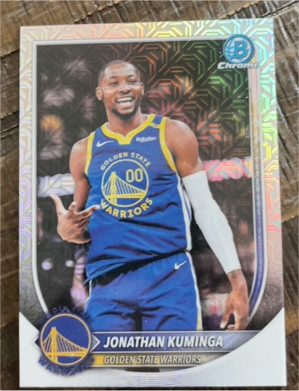 2025-26 Bowman Chrome #191 Jonathan Kuminga — front