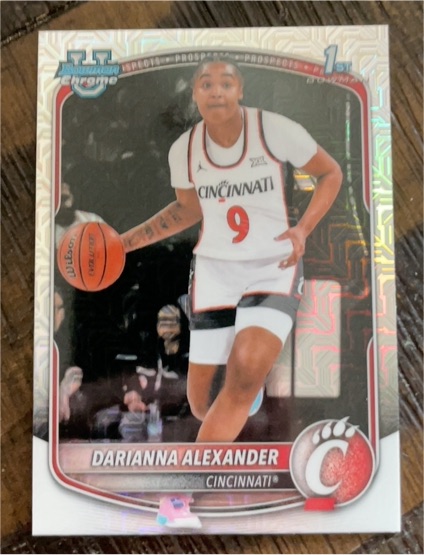 2025-26 Bowman Chrome #BCP-69 Darianna Alexander — front