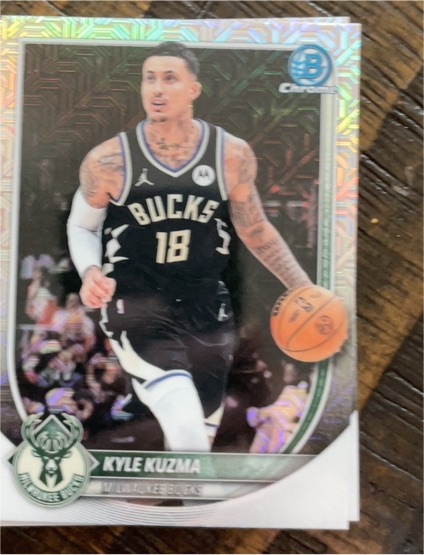 2025-26 Bowman Chrome #BCV-82 Kyle Kuzma — front