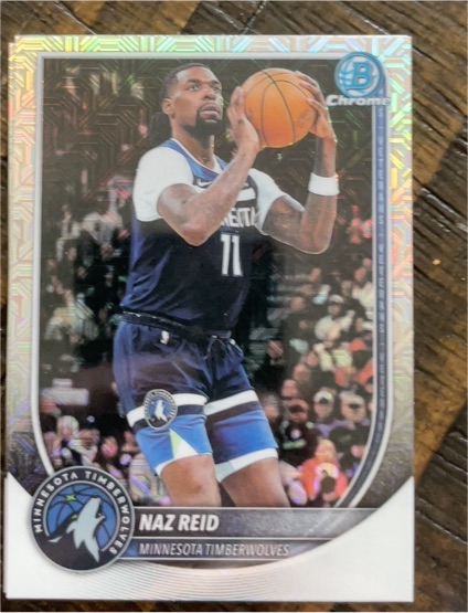 2025-26 Bowman Chrome #BCV-104 Naz Reid — front