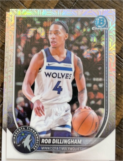 2025-26 Bowman Chrome #BCV-182 Rob Dillingham — front