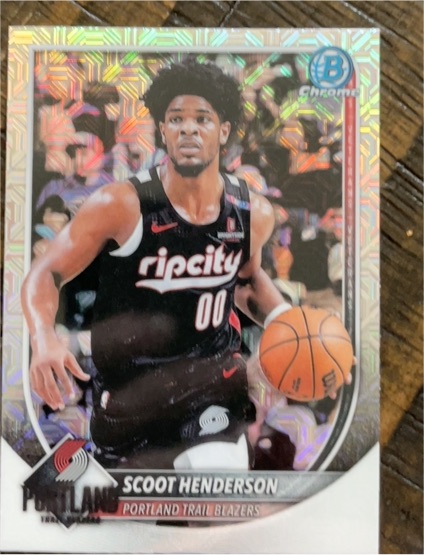 2025-26 Bowman Chrome #BCV-109 Scoot Henderson — front