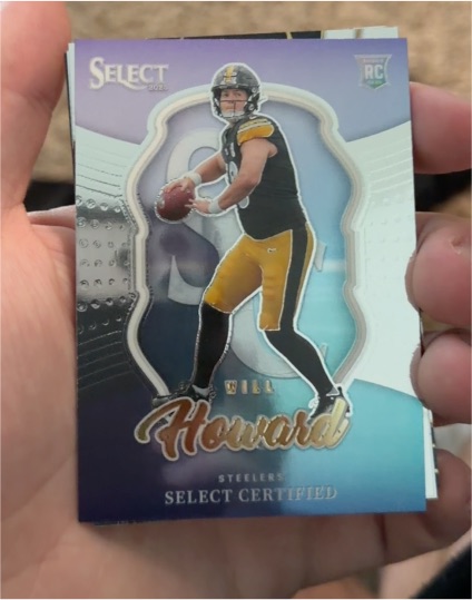 2025 Panini Select Certified #15 Will Howard — front