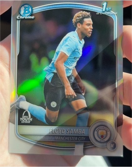2025-26 Topps Chrome UEFA Youth League 1st Bowman #BU-FS Floyd Samba — front