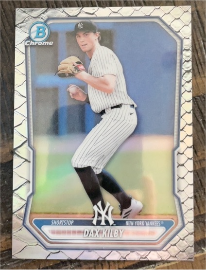 2026 Bowman Chrome #BCP-78 Dax Kilby — front