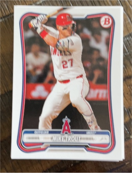 2026 Bowman #100 Mike Trout — front