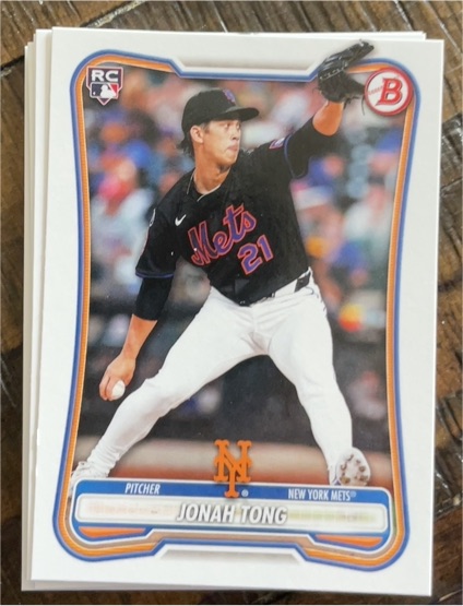 2026 Bowman #65 Jonah Tong — front