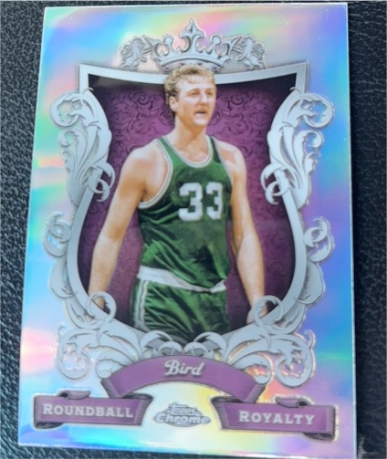 2023-24 Topps Chrome #RR-1 Larry Bird Roundball Royalty — front