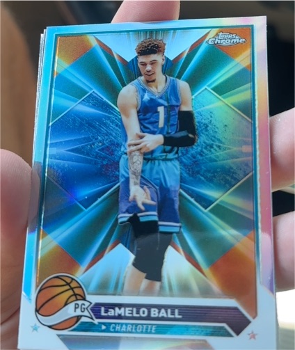 2023-24 Topps Chrome #41 LaMelo Ball — front
