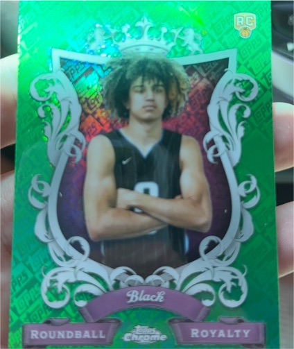 2023-24 Topps Chrome Roundball Royalty #RR-16 Anthony Black — front