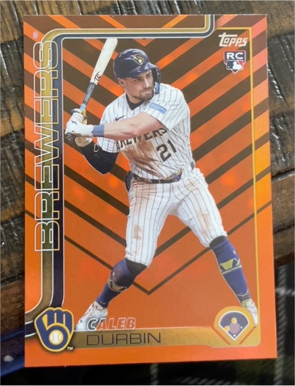 2025 Topps Update #US170 Caleb Durbin — front
