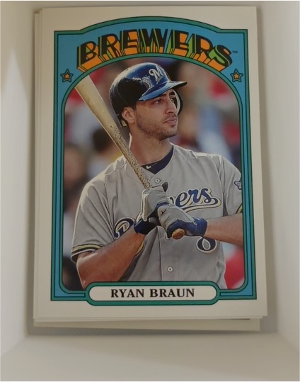 2013 Topps Archives #9 Ryan Braun Milwaukee Brewers — front