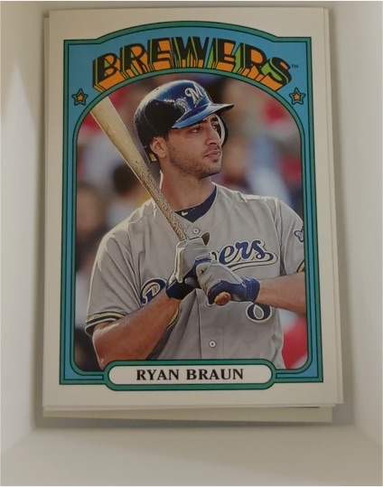 2013 Topps Archives #9 Ryan Braun Milwaukee Brewers — front