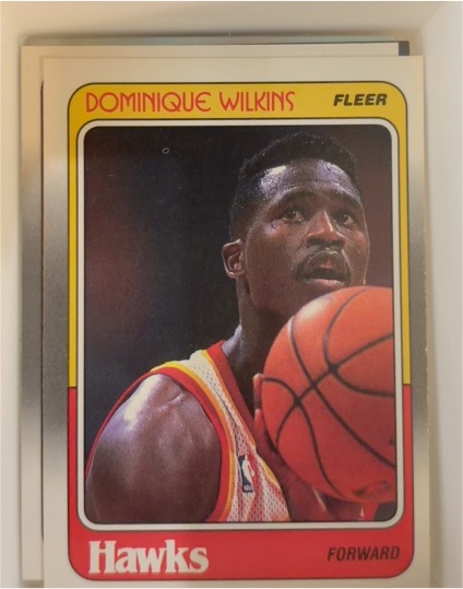 1988-89 Fleer #5 Dominique Wilkins — front