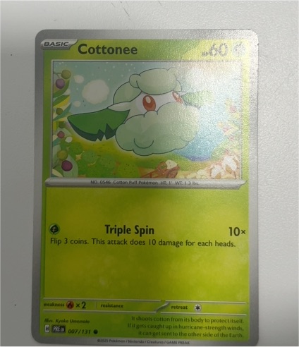 2025 Pokémon #007 Cottonee — front