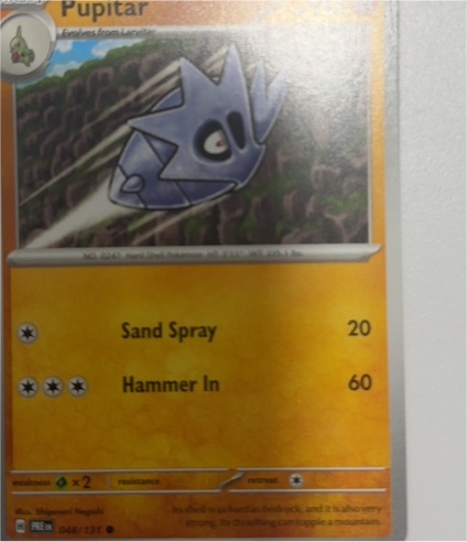2023 Pokémon TCG Prismatic Evolutions #048 Pupitar — front