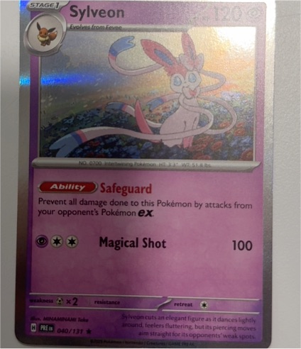2016 Pokemon Prismatic Evolutions #040 Sylveon — front