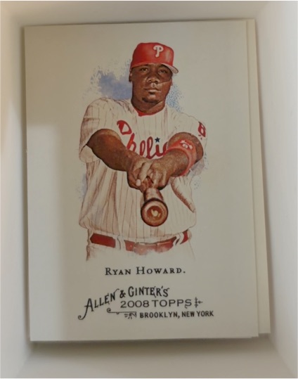 2008 Topps Allen & Ginter #300 Ryan Howard — front
