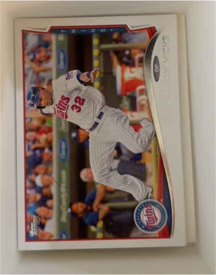 2014 Topps #12 Aaron Hicks — front