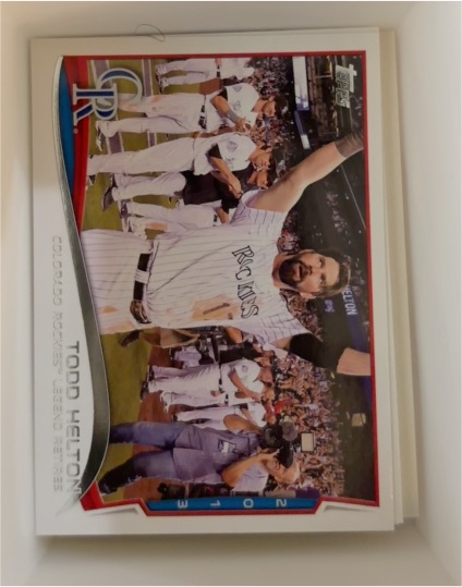 2014 Topps #253 Todd Helton — front