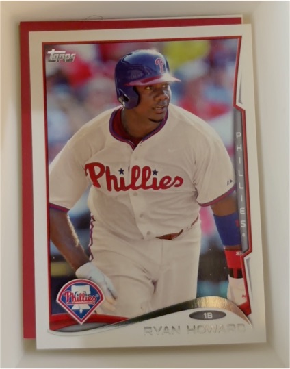 2014 Topps #105 Ryan Howard — front