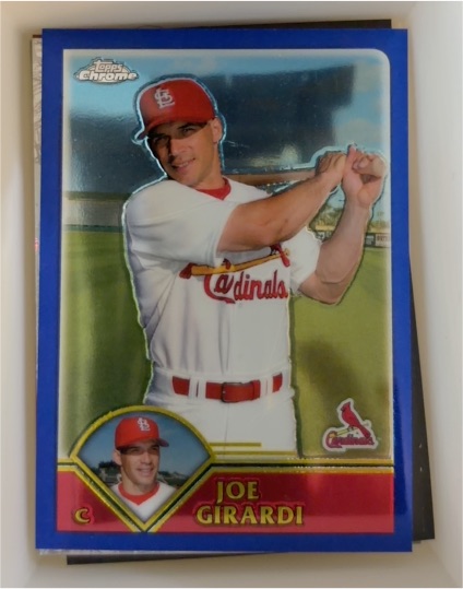 2003 Topps Chrome #341 Joe Girardi — front