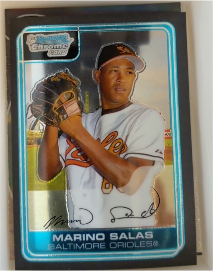 2006 Bowman Chrome #BC185 Marino Salas — front