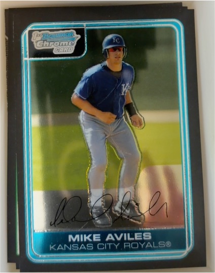 2006 Bowman Chrome #BC114 Mike Aviles — front
