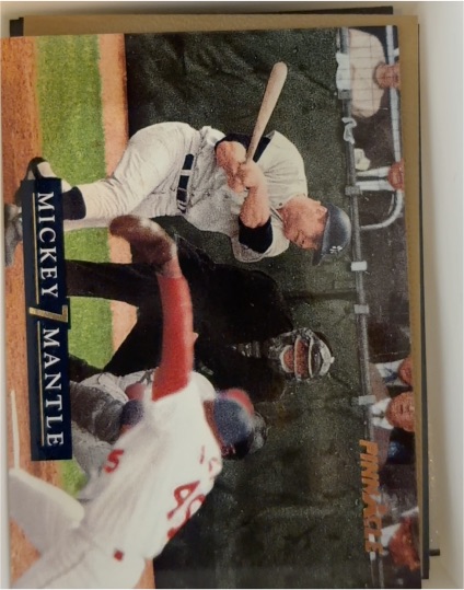 1992 Pinnacle #16 Mickey Mantle — front