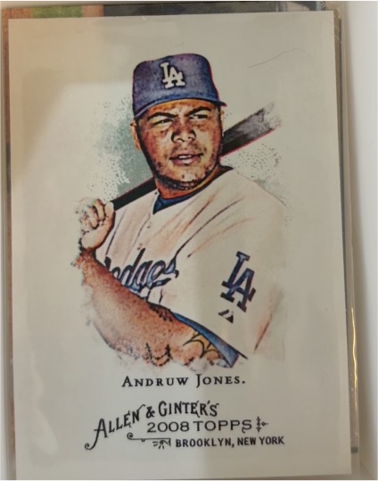2008 Topps Allen & Ginter #38 Andruw Jones — front